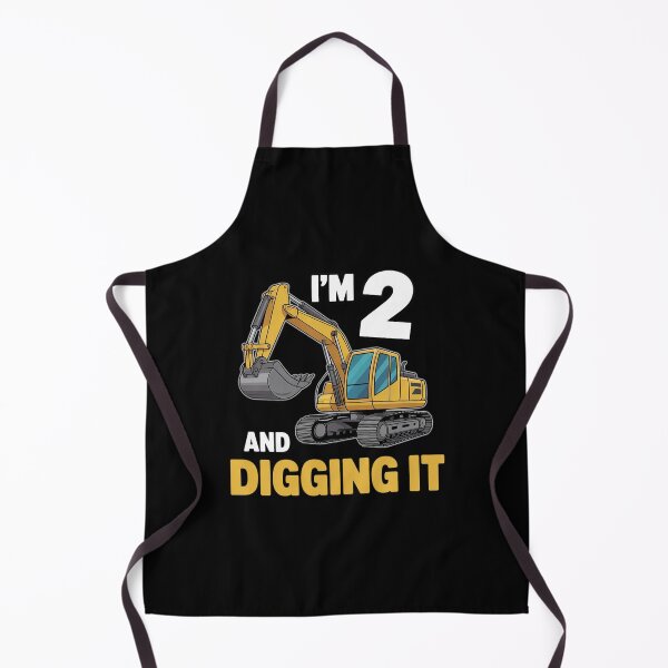 Item preview, I'm Two 2nd Years Old Birthday Boy Excavator Construction designed and sold by MathisBellanger.