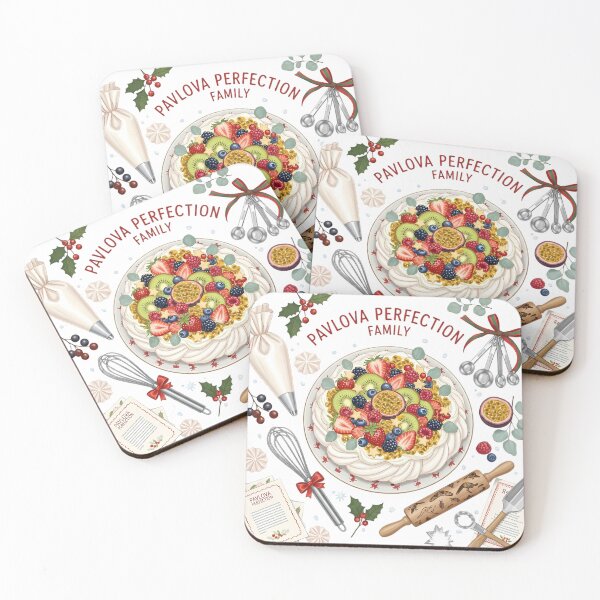 Item preview, Pavlova Perfection Christmas Family Matching Australian Dessert Baker Holiday Squad Set designed and sold by GiftsForge.