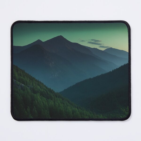 Item preview, Dark Forest Valley Under Twilight Green Sky designed and sold by REPTISLAV.
