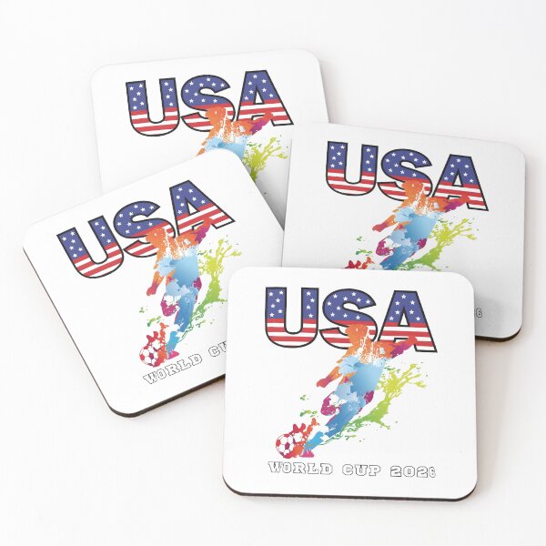 Item preview, USA CAN MEX 26 Football Shirt | Color Splash International Fan Tee designed and sold by BelindaVDavis.