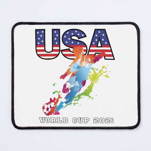 Item preview, USA CAN MEX 26 Football Shirt | Color Splash International Fan Tee designed and sold by BelindaVDavis.
