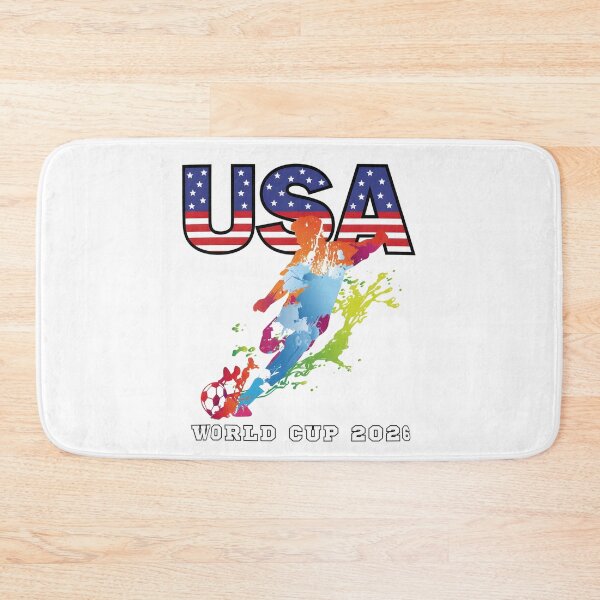 Item preview, USA CAN MEX 26 Football Shirt | Color Splash International Fan Tee designed and sold by BelindaVDavis.