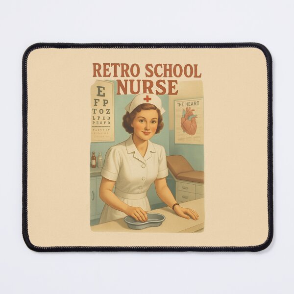 Item preview, school nurse Retro Nurse designed and sold by Uglyandcute.