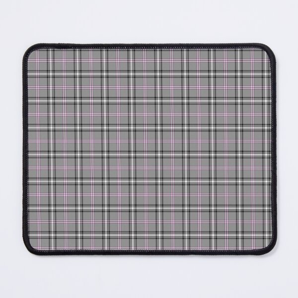 Item preview, Soft Gray Plaid Windowpane Pattern Retro Color Cabin designed and sold by Scottish Squares.