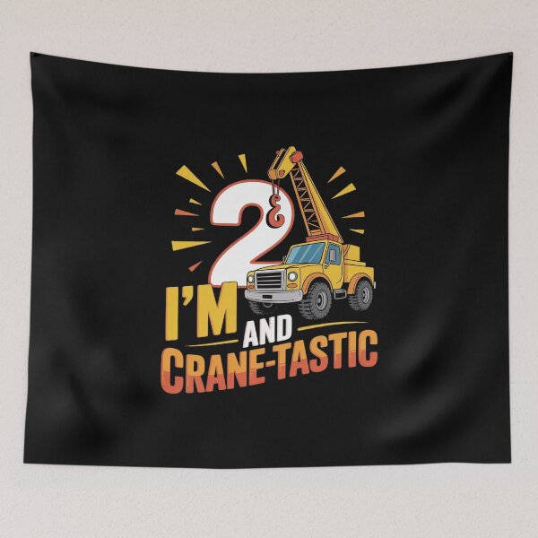 Item preview, Kids 2nd Construction Birthday Party I'm 2 Crane Digger Boys  designed and sold by MathisBellanger.