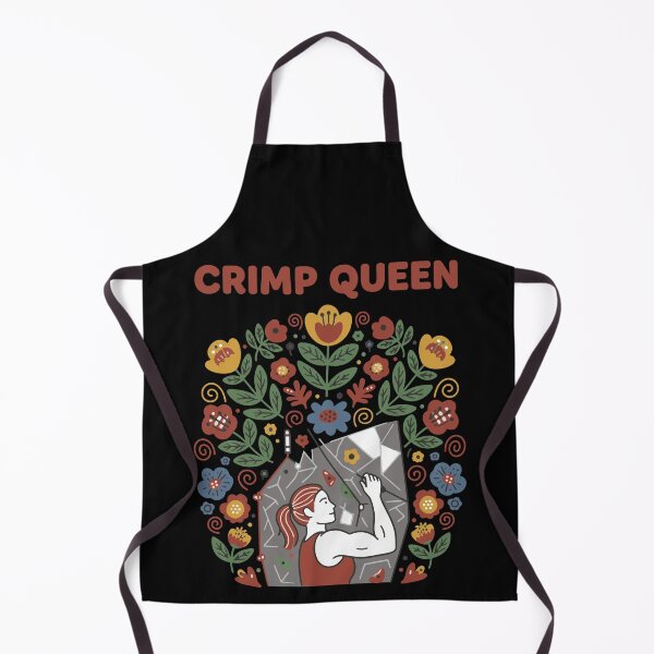 Item preview, Crimp Queen Rock Climbing Bouldering Design designed and sold by LuminOrb.