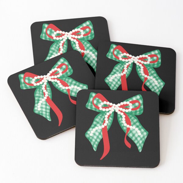Item preview, Green And Red Gingham Bow Coquette designed and sold by stephenflashart.