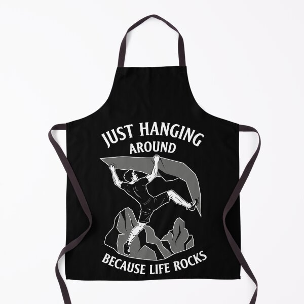 Item preview, Just Hanging Around Because Life Rocks Climbing designed and sold by LuminOrb.