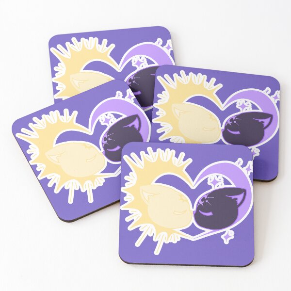 Item preview, Cat moon and sun heart designed and sold by kaiblee.