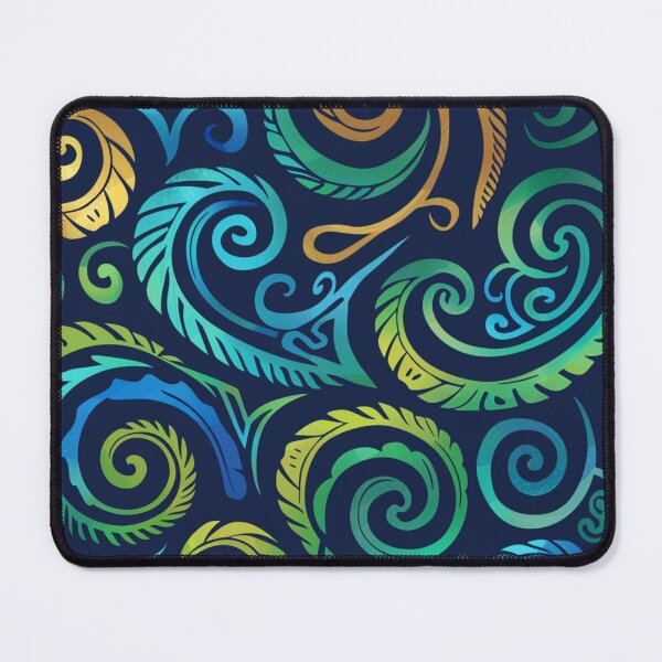 Item preview, New Zealand Māori Paua Pattern Koru Design 646 designed and sold by GrinGalore.