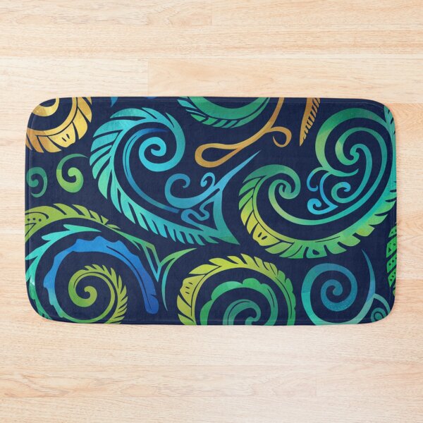 Item preview, New Zealand Māori Paua Pattern Koru Design 646 designed and sold by GrinGalore.