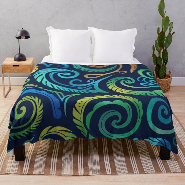 Item preview, New Zealand Māori Paua Pattern Koru Design 646 designed and sold by GrinGalore.