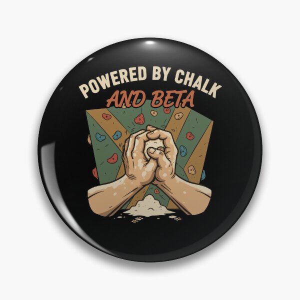 Item preview, Powered By Chalk And Beta Rock Climbing designed and sold by LuminOrb.