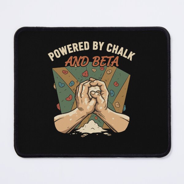 Item preview, Powered By Chalk And Beta Rock Climbing designed and sold by LuminOrb.