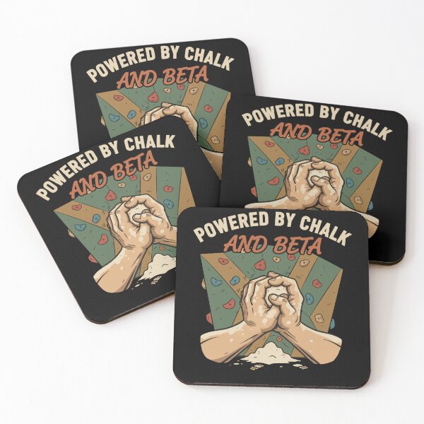 Item preview, Powered By Chalk And Beta Rock Climbing designed and sold by LuminOrb.