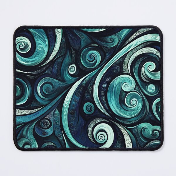 Item preview, New Zealand Māori Paua Pattern Koru Design 647 designed and sold by GrinGalore.
