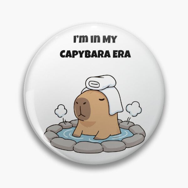 Item preview, I’m In My Capybara Era – Cute Aesthetic Capybara Quote Design designed and sold by Kovrika.