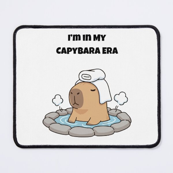 Item preview, I’m In My Capybara Era – Cute Aesthetic Capybara Quote Design designed and sold by Kovrika.