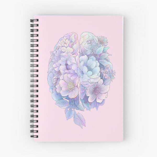 Item preview, Floral Pastel Brain Illustration – Botanical Mind Art, Neurodiversity & Mental Wellness Aesthetic designed and sold by PureBrain.