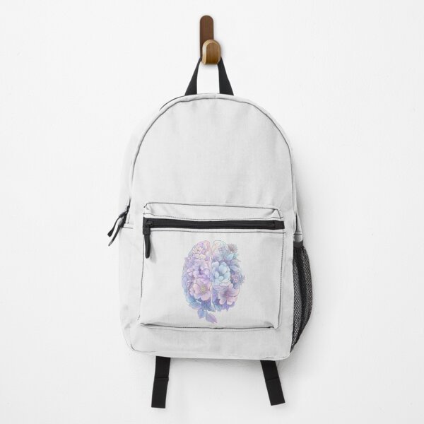 Item preview, Floral Pastel Brain Illustration – Botanical Mind Art, Neurodiversity & Mental Wellness Aesthetic designed and sold by PureBrain.