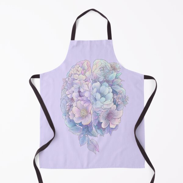 Item preview, Floral Pastel Brain Illustration – Botanical Mind Art, Neurodiversity & Mental Wellness Aesthetic designed and sold by PureBrain.