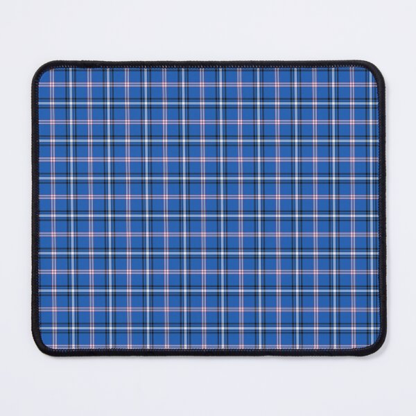 Item preview, Cobalt Blue Plaid Windowpane Pattern Retro Color Cabin designed and sold by Scottish Squares.