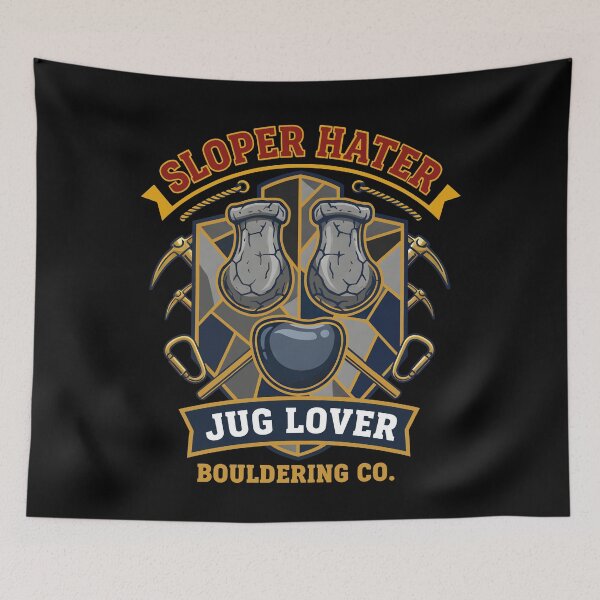 Item preview, Sloper Hater Jug Lover Bouldering Co Funny designed and sold by LuminOrb.