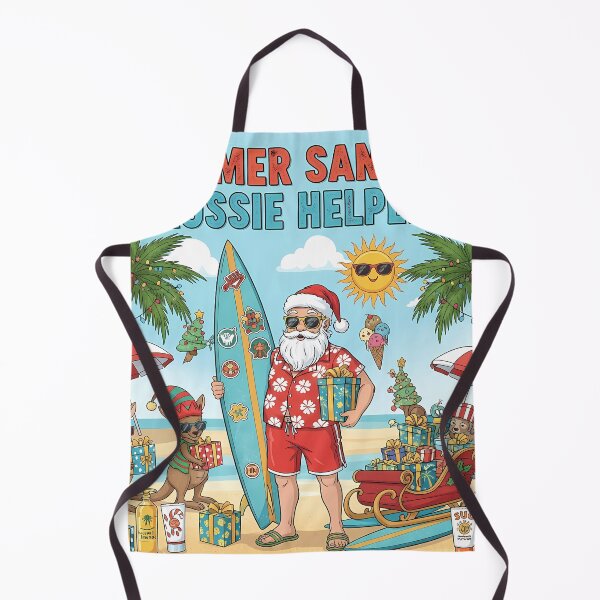 Item preview, Summer Santa Helpers Australian Christmas Family Matching Beach Santa Squad Holiday Set designed and sold by GiftsForge.