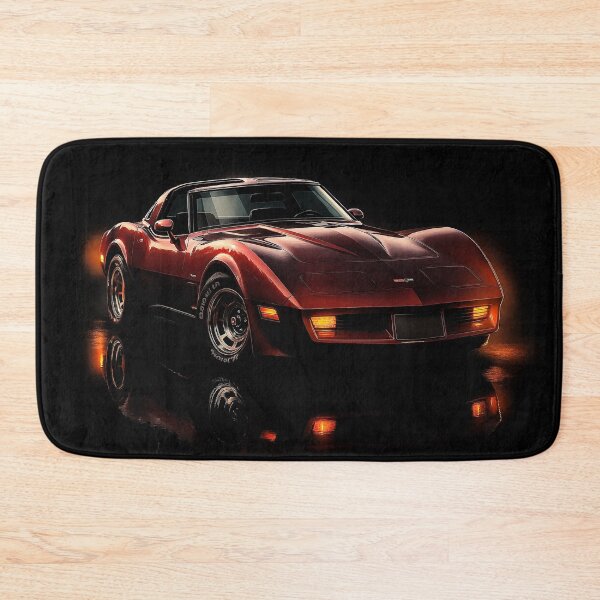 Item preview, 1980 Corvette C3 Stingray – Retro Classic Car Art Print designed and sold by Stinky Lincy's Apparel Company.