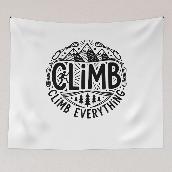 Item preview, Climb Everything Mountains Trees Adventure designed and sold by LuminOrb.