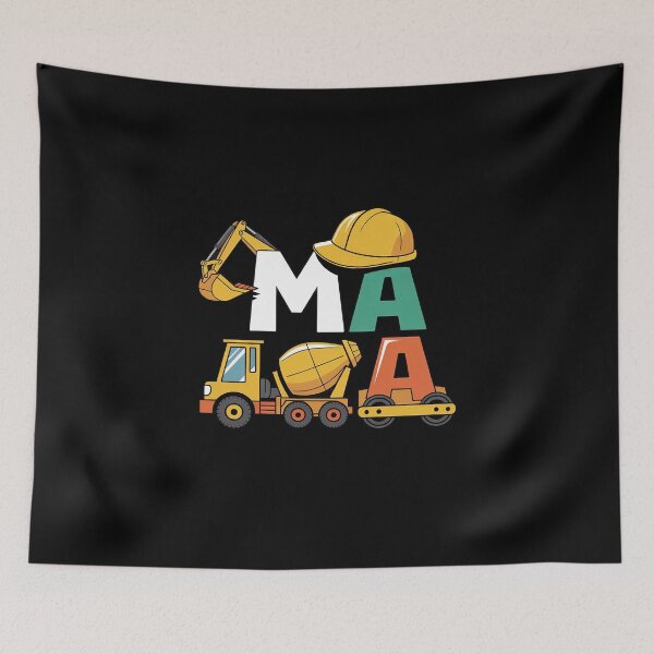 Item preview, Mamá Familia Coincidencia Cumpleaños Construcción Niño Cumpleaños designed and sold by MicanCuteStore.
