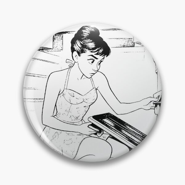 Item preview, Audrey Hepburn Illustration designed and sold by letitrip.