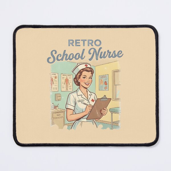 Item preview, school nurse Retro Nurse designed and sold by Uglyandcute.