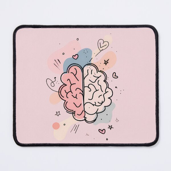 Item preview, Abstract Pastel Brain – Cute Mental Health, Creativity & Neurodiversity-Inspired Design designed and sold by PureBrain.