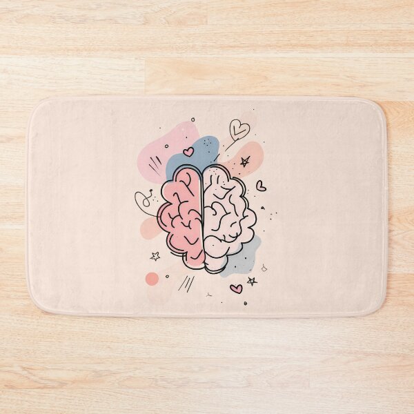 Item preview, Abstract Pastel Brain – Cute Mental Health, Creativity & Neurodiversity-Inspired Design designed and sold by PureBrain.
