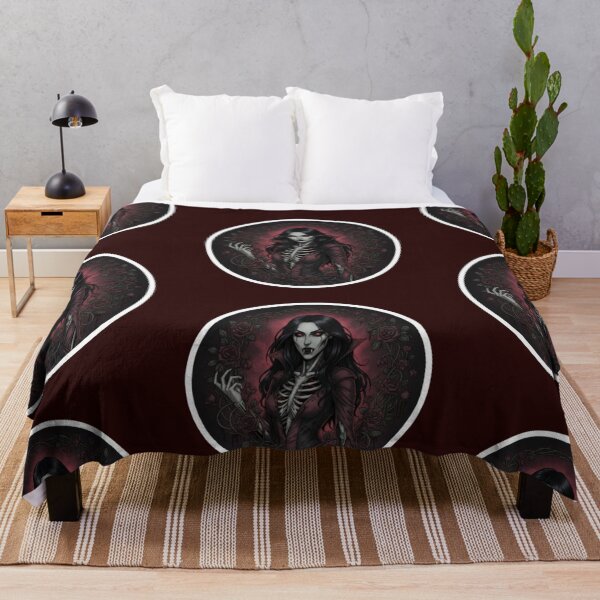 Item preview, Gothic Anatomical Vampire Queen Sticker | Dark Horror Rose Art designed and sold by CutePearlStudio.