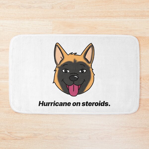 Item preview, Funny malinois - "Hurricane on steroids" - funny cartoon dog design designed and sold by Crack-in-Colors.