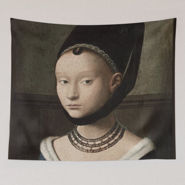 Item preview, Portrait of a Young Woman designed and sold by SharonTheFirst.