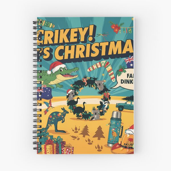Item preview, Crikey It's Christmas Australian Family Matching Aussie Slang Holiday Squad Exclamation Set designed and sold by GiftsForge.