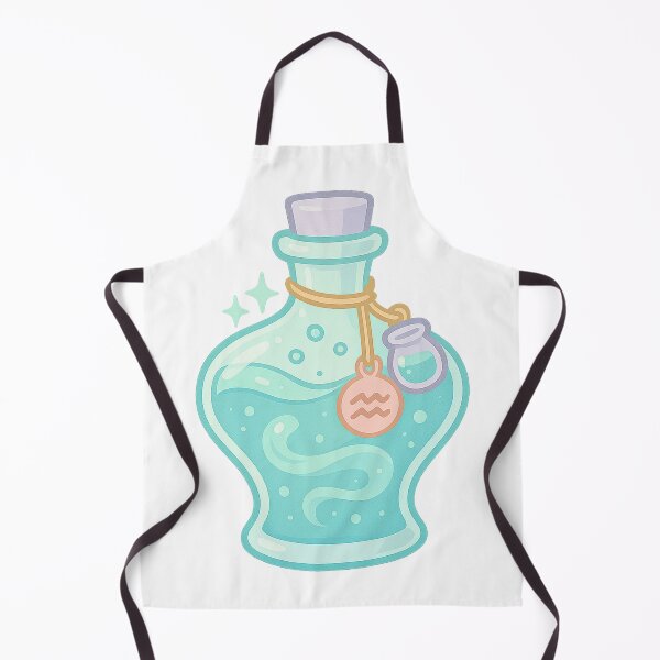 Item preview, Aquarius Spell Bottle | Cute Zodiac Sticker | Cute Astrology Art | Aquarius Aesthetic | Zodiac Art designed and sold by HerDreamCodes.
