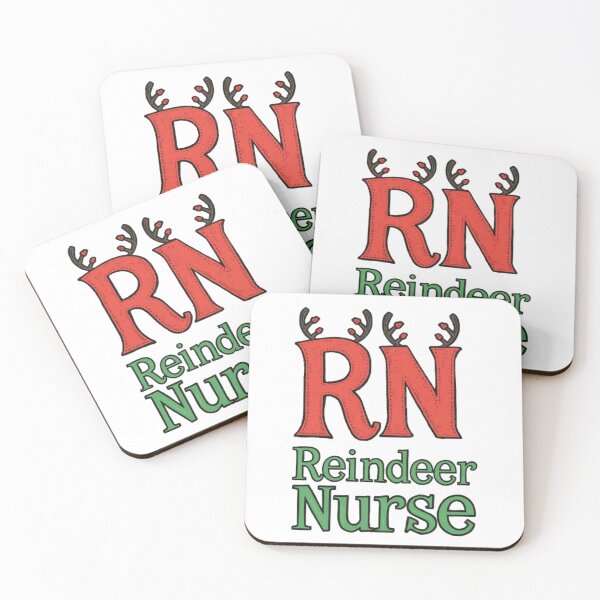 Item preview, Reindeer Nurse RN Christmas Funny Nurse designed and sold by NRcollections24.