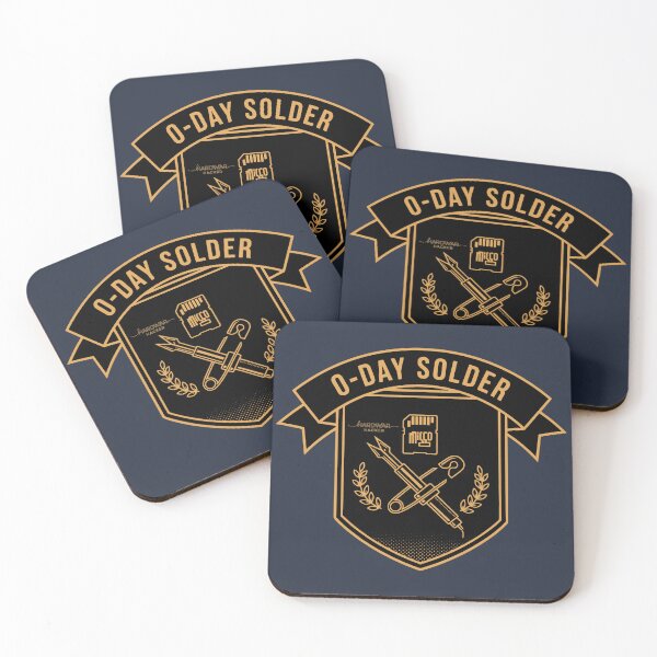 Item preview, O-Day Solder – Hardware Hacker Emblem Gold designed and sold by VenDecoArt.