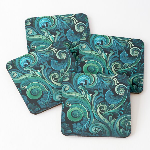 Item preview, New Zealand Māori Paua Pattern Koru Design 650 designed and sold by GrinGalore.