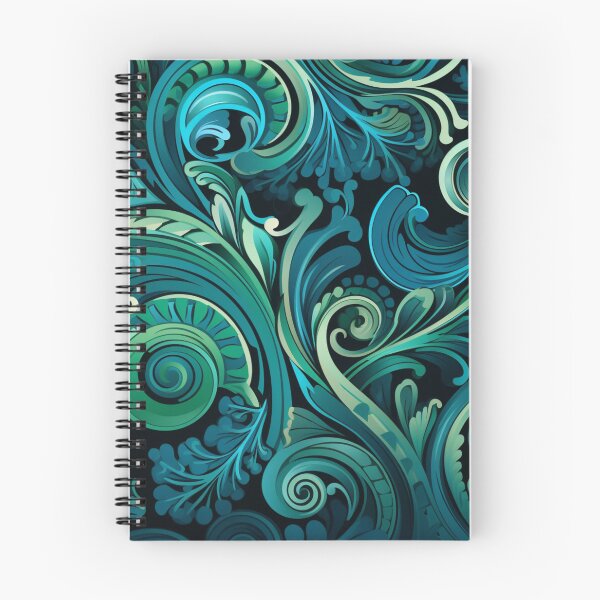 Item preview, New Zealand Māori Paua Pattern Koru Design 650 designed and sold by GrinGalore.