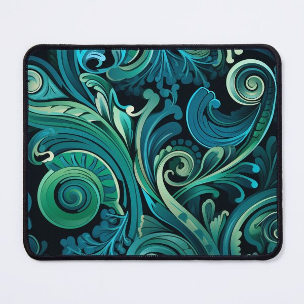 Item preview, New Zealand Māori Paua Pattern Koru Design 650 designed and sold by GrinGalore.