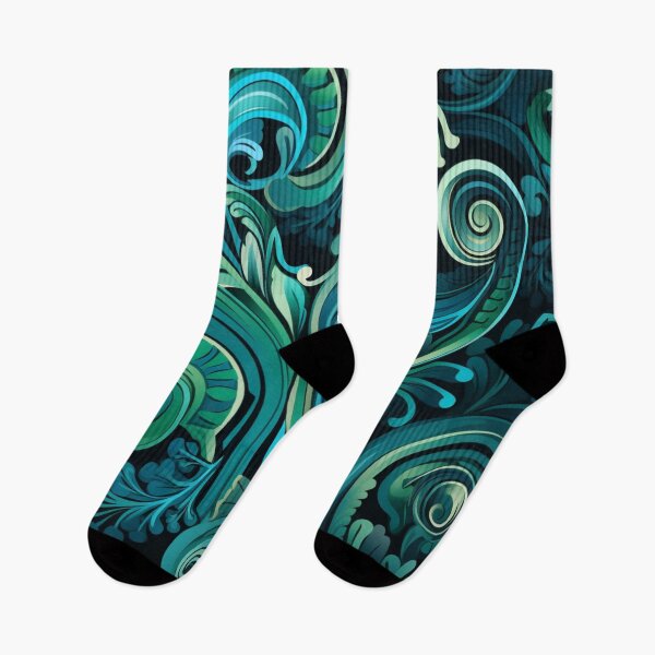 Item preview, New Zealand Māori Paua Pattern Koru Design 650 designed and sold by GrinGalore.