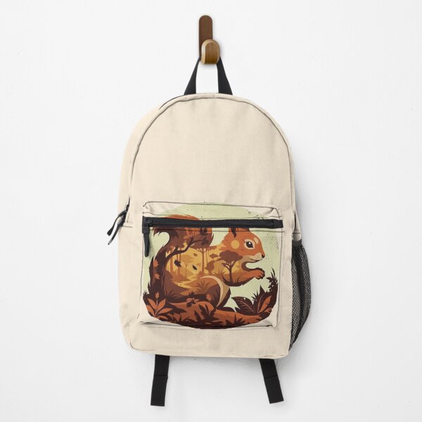 Item preview, Double Exposure Red Squirrel Autumn Forest designed and sold by CANDO ART STORE.