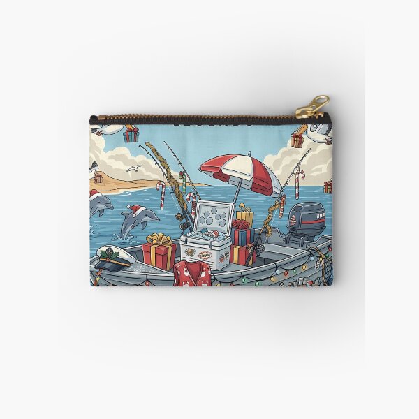 Item preview, Tinnie Christmas Legends Australian Family Matching Boat Beach Holiday Fishing Squad Set designed and sold by GiftsForge.
