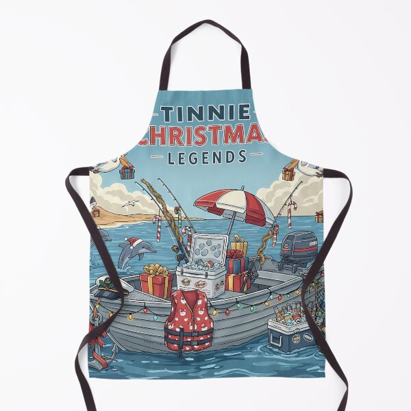 Item preview, Tinnie Christmas Legends Australian Family Matching Boat Beach Holiday Fishing Squad Set designed and sold by GiftsForge.