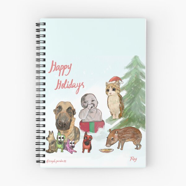 Item preview, Happy Holidays designed and sold by RoyalPandaShop.
